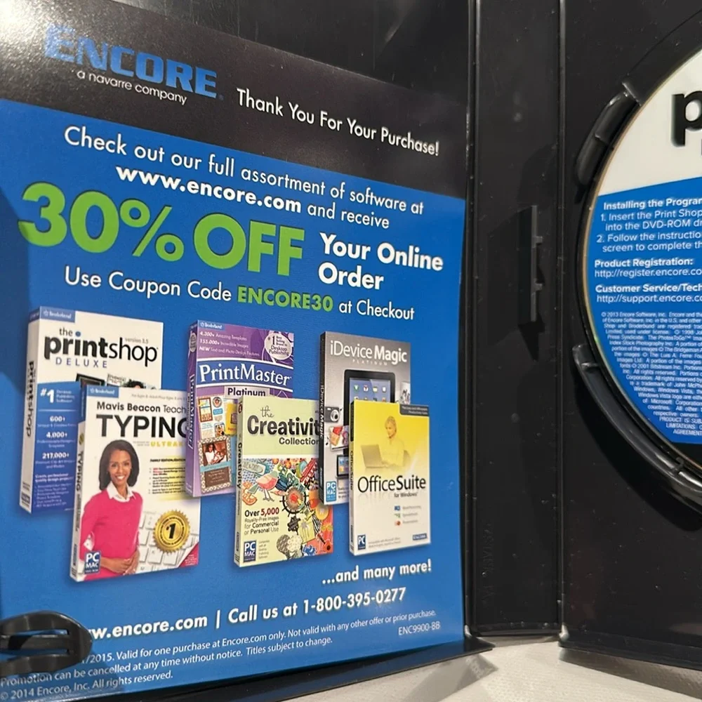 Brøderbund The Print shop Deluxe Version 3.5 PC DVD-ROM.